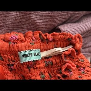 Kimchi Blue smocked top floral romper